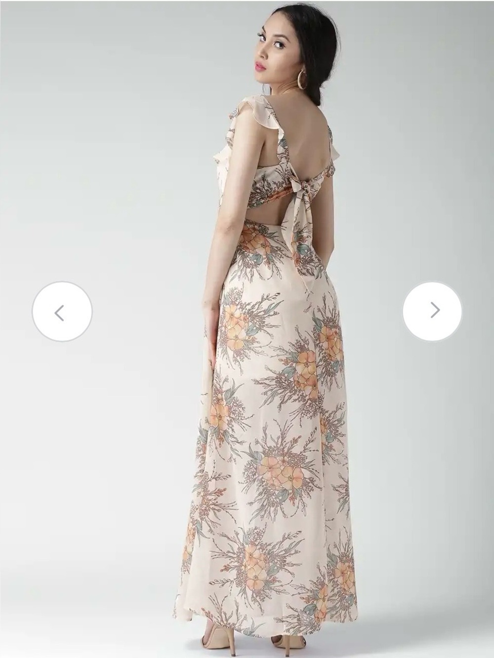 Floral maxi dress
